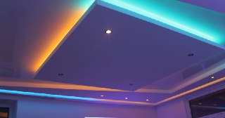 Натяжной потолок с подсветкой Каменск-Уральский, цена от 2170 руб.